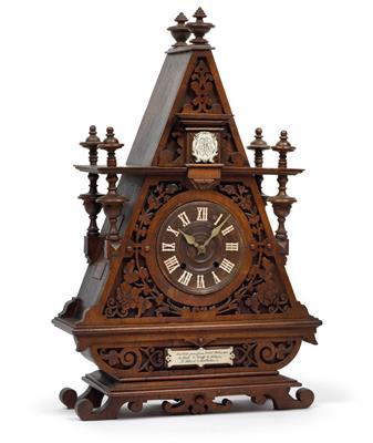 A Historism Period commode clock from the Black Forest - Orologi, arte asiatica, metalli lavorati, fayence, arte popolare, sculture
