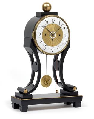A Biedermeier commode clock from Vienna - Umění a starožitnosti