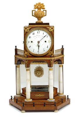 A Biedermeier portal clock from Vienna - Orologi, arte asiatica, metalli lavorati, fayence, arte popolare, sculture