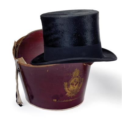 A top hat by company J. Heinr. JTA, - Orologi, arte asiatica, metalli lavorati, fayence, arte popolare, sculture