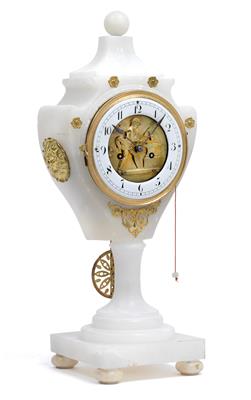 An alabaster vase clock - Umění a starožitnosti