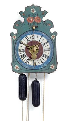 A rustic iron clock - Umění a starožitnosti