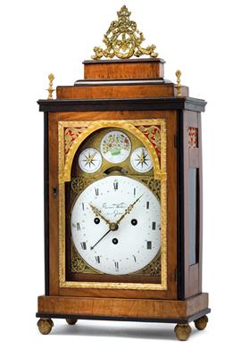 A Baroque bracket clock [Stockuhr] - Clocks, Asian Art, Vintage, Metalwork, Faience, Folk Art, Sculpture