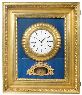 A Biedermeier frame clock - Clocks, Asian Art, Vintage, Metalwork, Faience, Folk Art, Sculpture