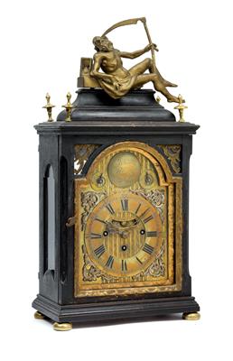 A Baroque bracket clock [Stockuhr] from Bohemia - Clocks, Asian Art, Vintage, Metalwork, Faience, Folk Art, Sculpture