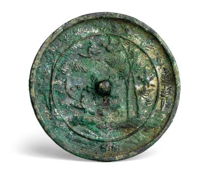 A bronze mirror, China, Song Dynasty - Clocks, Asian Art, Vintage, Metalwork, Faience, Folk Art, Sculpture