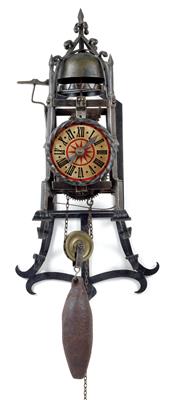 An iron clock in the Gothic style - Orologi, arte asiatica, vintage, metalli lavorati, fayence, arte popolare, sculture