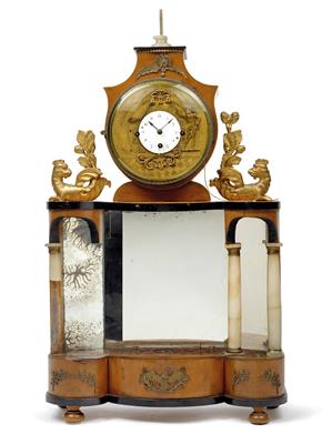 An Empire Period commode clock with jacquemart - Umění a starožitnosti