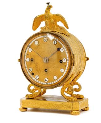 An Empire Period officer's travel alarm - Clocks, Asian Art, Vintage, Metalwork, Faience, Folk Art, Sculpture