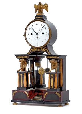 An Empire Period portal clock - Orologi, arte asiatica, vintage, metalli lavorati, fayence, arte popolare, sculture