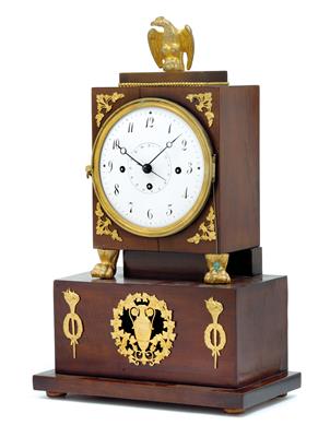 An Empire Period musical mechanism clock - Umění a starožitnosti