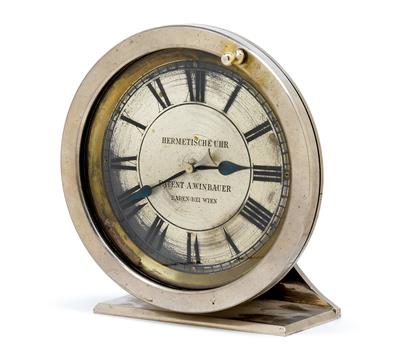 A patent hermetic clock A. Winbauer - Umění a starožitnosti