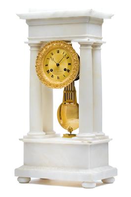 Louis Philipp Tischregulator mit Viertelstundenschlag - Uhren, Metallarbeiten, Asiatika, Vintage, Fayencen, Skulpturen, Volkskunst