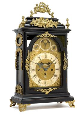 A Baroque bracket clock [Stockuhr] from Austria - Orologi, arte asiatica, vintage, metalli lavorati, fayence, arte popolare, sculture