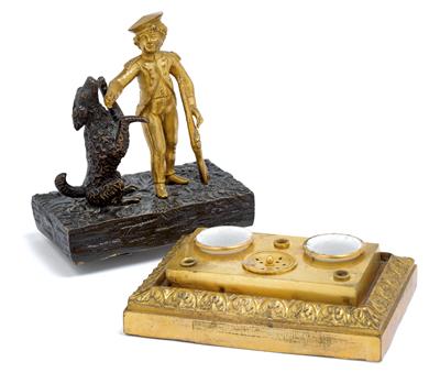 A Parisian writing set, - Orologi, arte asiatica, vintage, metalli lavorati, fayence, arte popolare, sculture