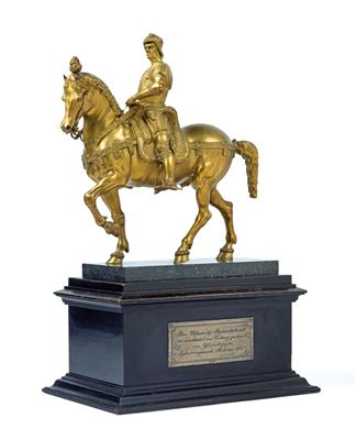 A Colleoni equestrian statuette, - Umění a starožitnosti