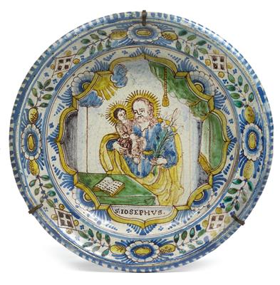 A bowl, Gmunden, first half of the eighteenth century, - Clocks, Asian Art, Vintage, Metalwork, Faience, Folk Art, Sculpture