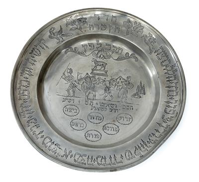 A Seder plate, - Orologi, arte asiatica, vintage, metalli lavorati, fayence, arte popolare, sculture