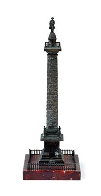 A victory column from Place Vendome, - Orologi, arte asiatica, vintage, metalli lavorati, fayence, arte popolare, sculture