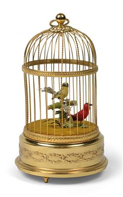 A mechanical bird, - Clocks, Asian Art, Vintage, Metalwork, Faience, Folk Art, Sculpture