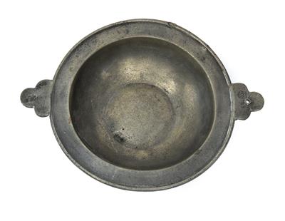 Deep, small pewter bowl, - Clocks, Asian Art, Vintage, Metalwork, Faience, Folk Art, Sculpture