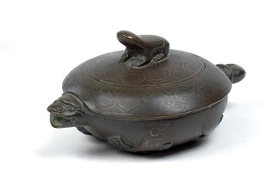Wassertropfer in Form einer Miniatur-Teekanne, China, Qing Dynastie - Uhren, Metallarbeiten, Asiatika, Vintage, Fayencen, Skulpturen, Volkskunst