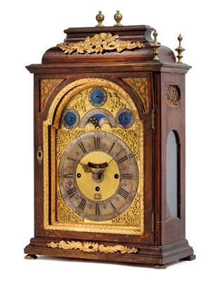 A Baroque bracket clock [Stockuhr] from Vienna, with 1 week power reserve and carillon - Orologi, arte asiatica, vintage, metalli lavorati, fayence, arte popolare, sculture