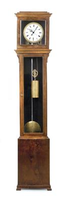 A Biedermeier longcase clock with one year power reserve - Orologi, arte asiatica, metalli lavorati, fayence, arte popolare, sculture