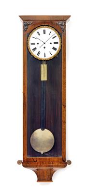 A Biedermeier wall pendulum clock - Clocks, Asian Art, Metalwork, Faience, Folk Art, Sculpture