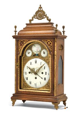 A Baroque bracket clock (‘Stockuhr’) from Eisenstadt - Orologi, arte asiatica, metalli lavorati, fayence, arte popolare, sculture