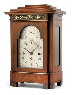 A Baroque bracket clock (‘Stockuhr’) from Hanover - Clocks, Asian Art, Metalwork, Faience, Folk Art, Sculpture