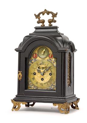 Kleine Prager Barock Stockuhr - Uhren, Metallarbeiten, Asiatika, Fayencen, Skulpturen, Volkskunst