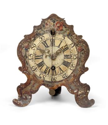 A small Baroque zappler table clock - Clocks, Asian Art, Metalwork, Faience, Folk Art, Sculpture