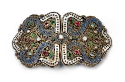 A belt buckle from Pest (?), - Umění a starožitnosti