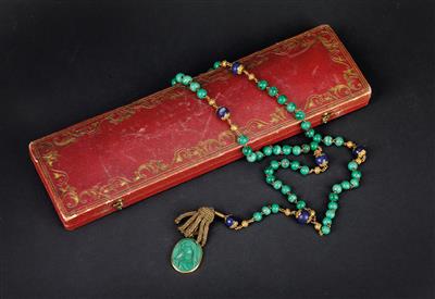 A rosary, - Clocks, Asian Art, Metalwork, Faience, Folk Art, Sculpture