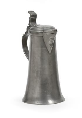 A lidded jug from the Tyrol, - Orologi, arte asiatica, metalli lavorati, fayence, arte popolare, sculture