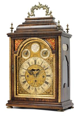 A Baroque bracket clock (‘Stockuhr’) with carillon from Vienna - Umění a starožitnosti