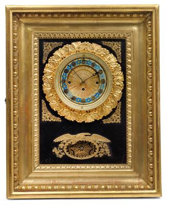 A Biedermeier frame clock with musical mechanism - Starožitnosti