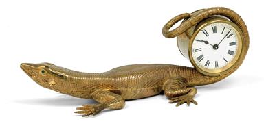 A Historism Period salamander clock - Starožitnosti