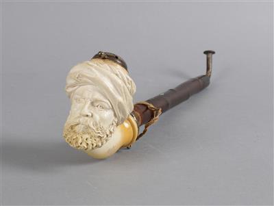 A pipe, meerschaum head, - Antiquariato