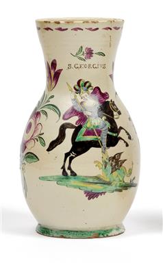 A St George Birnkrug, Leobersdorf, late 18th cent. - Antiques