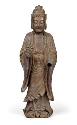 A standing bodhisattva, China, 17th/18th cent. - Starožitnosti