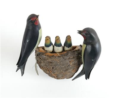 A Viechtau nest of swallows, - Antiquariato