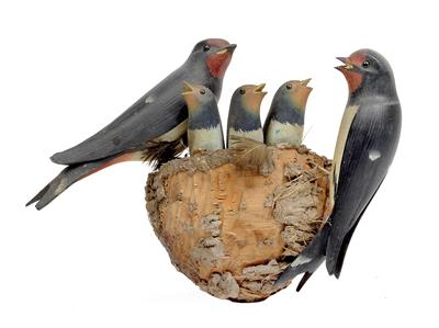 A Viechtau nest of swallows, - Starožitnosti