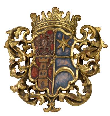A Baroque coat-of-arms, - Umění a starožitnosti