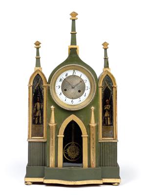 A Neogothic commode clock - Umění a starožitnosti