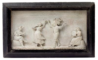 A relief in volcanic rock from Naples, - Antiques