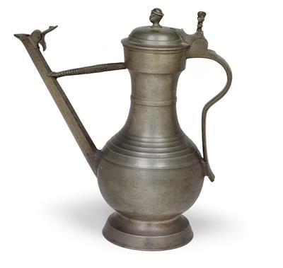 A stein with spout, - Antiques