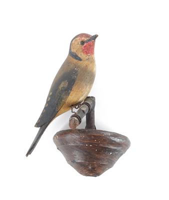 A Viechtau bird, a gold finch, - Antiquariato