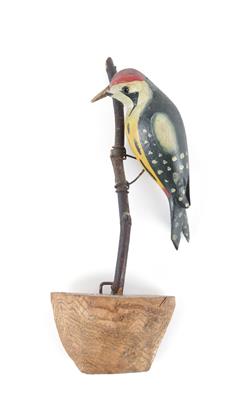 A Viechtau bird, a woodpecker, - Umění a starožitnosti